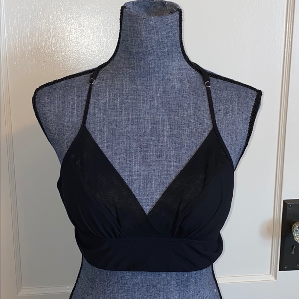 Black mesh bralette
